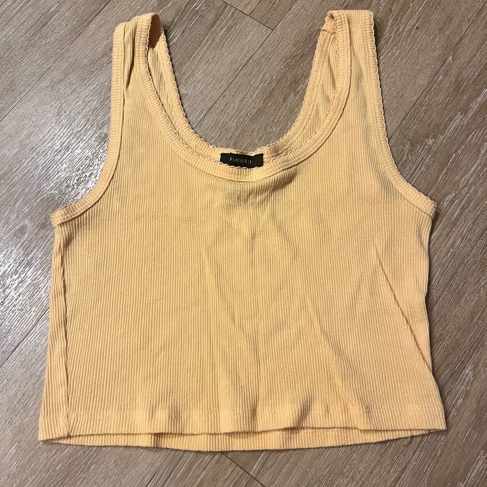 Orange scalloped Cami